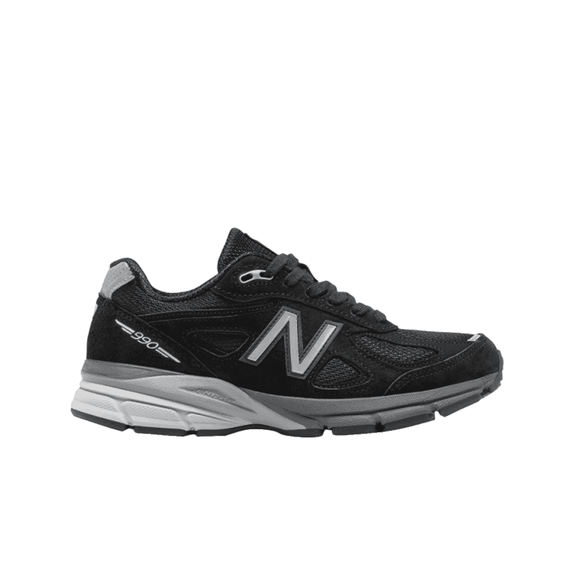 (W) 뉴발란스 990v4 메이드 인 USA 블랙 실버 - B 스탠다드
